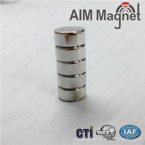 2015 Round Neodymium Magnet 12x5.5mm